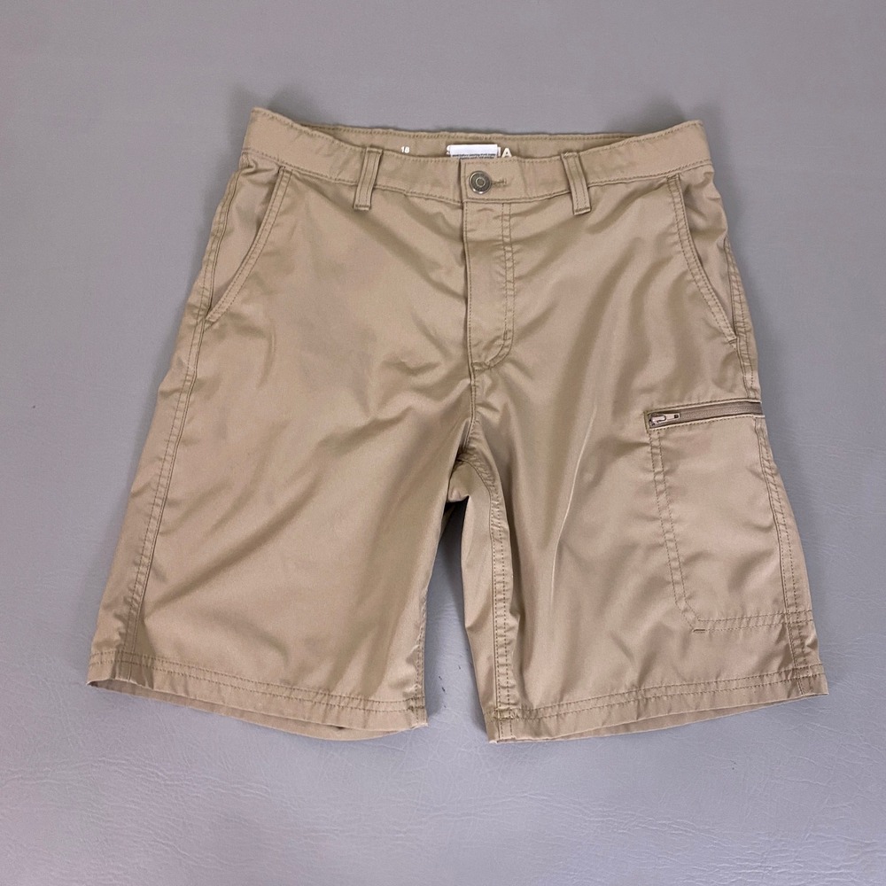 Sonoma Goods For Life Cargo Utility Shorts Womens Size 18 Khaki Tan Stretch Mesh